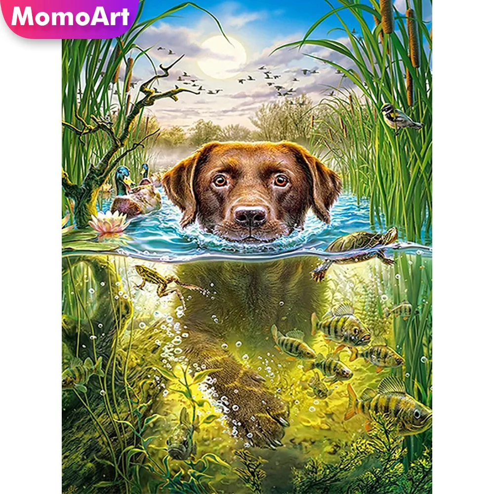 MomoArt Diamond Painting Dog 5D DIY Diamond Embroidery Full Square Drill Aniaml Mosaic Kits River Cross Stitch Handicraft
MomoArt Diamond Painting Dog 5D DIY Diamond Embroidery Full Square Drill Aniaml Mosaic Kits River Cross Stitch Handicraft