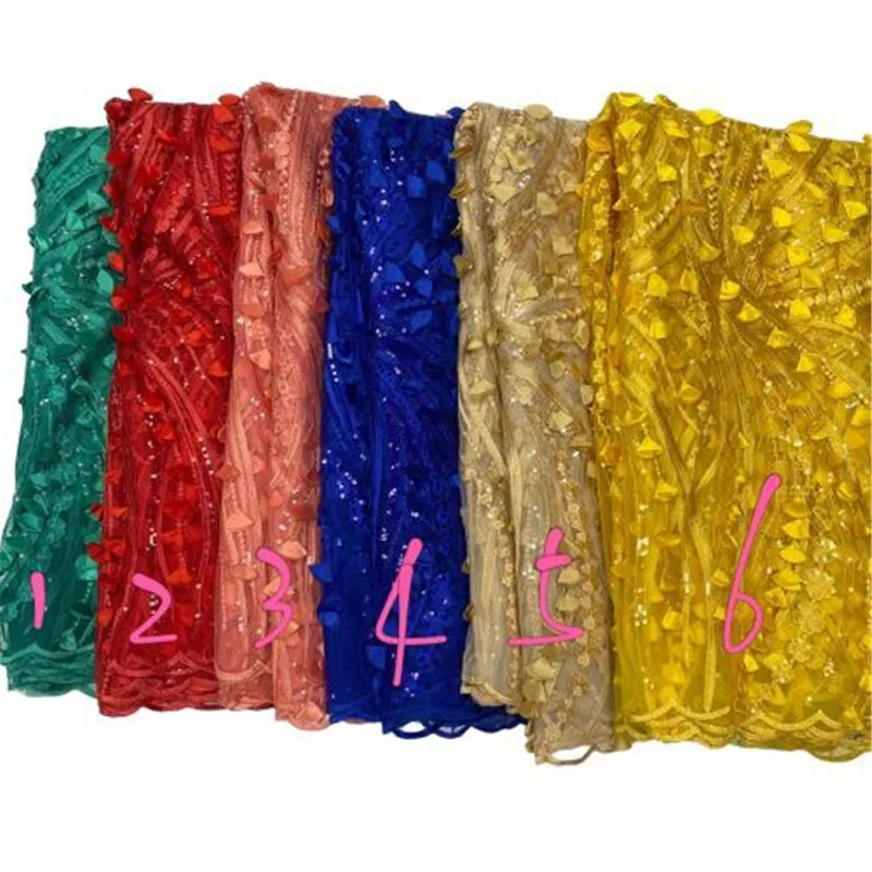 African Sequins Lace Fabrics 3d flower Luxury Lace French Mesh Tulle Lace Fabric Nigerian Net Lace Fabrics for Wedding Party
African Sequins Lace Fabrics 3d flower Luxury Lace French Mesh Tulle Lace Fabric Nigerian Net Lace Fabrics for Wedding Party