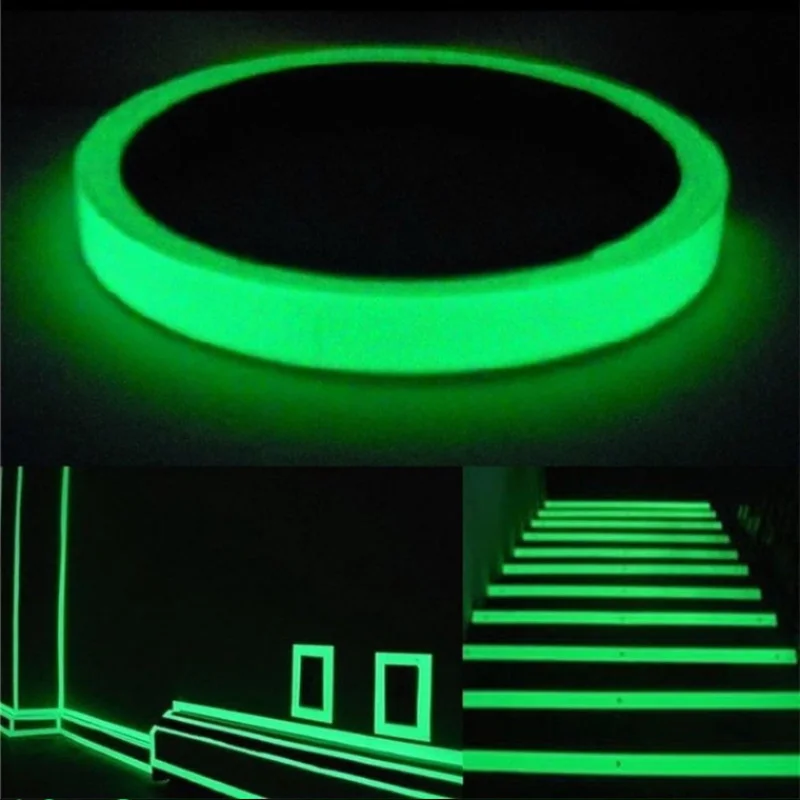 1.5cm*1m Luminous Fluorescent Night Self-adhesive Glow In The Dark Sticker Tape Safety Security Home Decoration Warning Tape
1.5cm*1m Luminous Fluorescent Night Self-adhesive Glow In The Dark Sticker Tape Safety Security Home Decoration Warning Tape