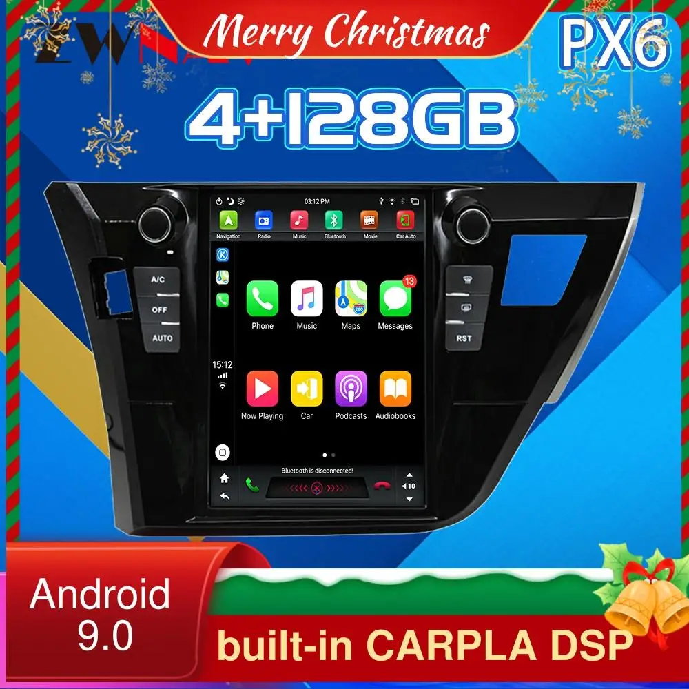 Android 9 4G128G Tesla Vertical Screen For Toyota Corolla Car Multimedia Player GPS Navigation Radio Auto Stereo 2014-2016
Android 9 4G128G Tesla Vertical Screen For Toyota Corolla Car Multimedia Player GPS Navigation Radio Auto Stereo 2014-2016
