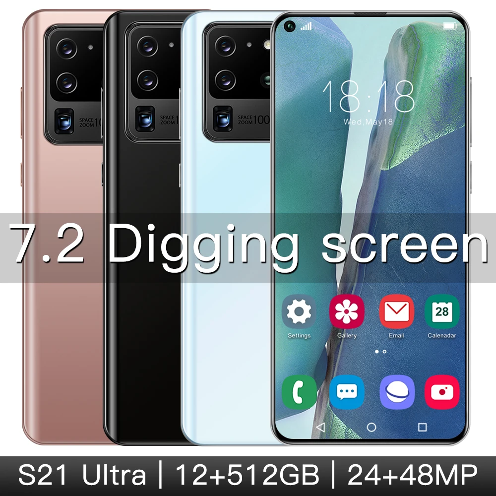 Cheap Phone S21 Ultra 5G Android10.0 Dual SIM 5000mAh Big Battery Cellphone Send Free Gifts Newest SANSUMG 7.2Inch HD Smartphone
Cheap Phone S21 Ultra 5G Android10.0 Dual SIM 5000mAh Big Battery Cellphone Send Free Gifts Newest SANSUMG 7.2Inch HD Smartphone