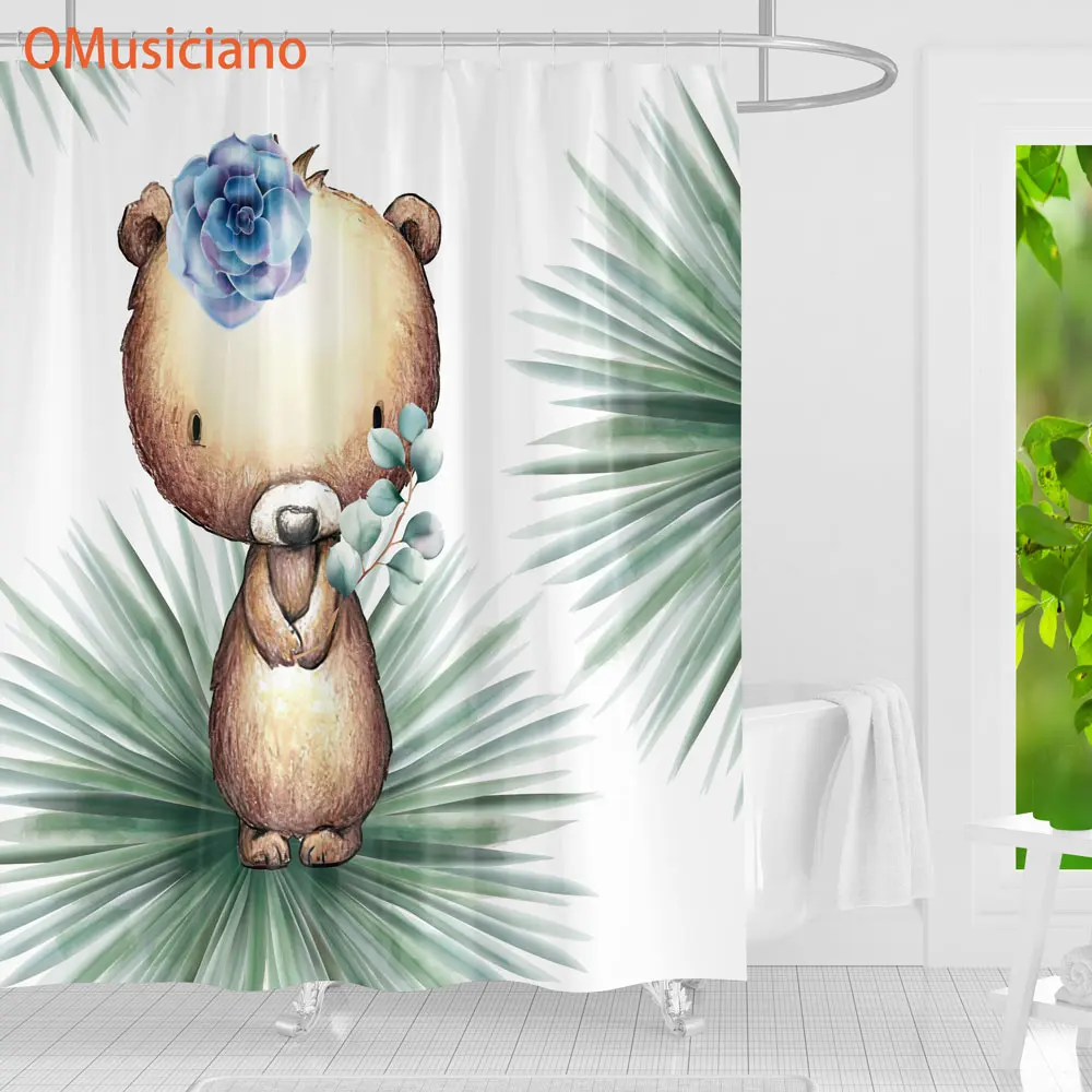 OMusiciano Cute little animals shower curtain waterproof polyester fabric shower curtain bathroom decorative shower curtain
OMusiciano Cute little animals shower curtain waterproof polyester fabric shower curtain bathroom decorative shower curtain