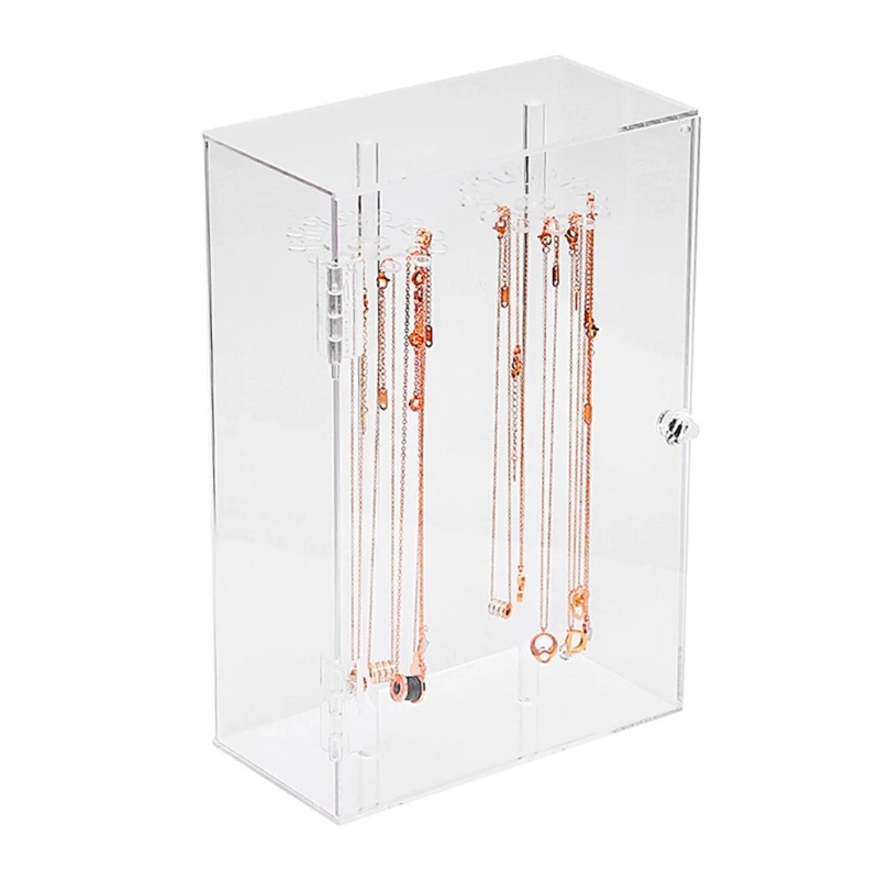 Clear Jewelry Box with Handle Hinge Easy Opening Home Market Jewelry Store Displaying Acrylic Jewelry Case Clear Inside DXAA
Clear Jewelry Box with Handle Hinge Easy Opening Home Market Jewelry Store Displaying Acrylic Jewelry Case Clear Inside DXAA
