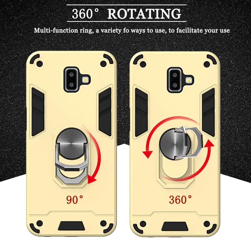 For Samsung J6 Plus Case Metal Ring Phone Back Cover For Samsung Galaxy J6 Plus Luxury Armor Shockproof Protection Case 6.0 inch 
For Samsung J6 Plus Case Metal Ring Phone Back Cover For Samsung Galaxy J6 Plus Luxury Armor Shockproof Protection Case 6.0 inch