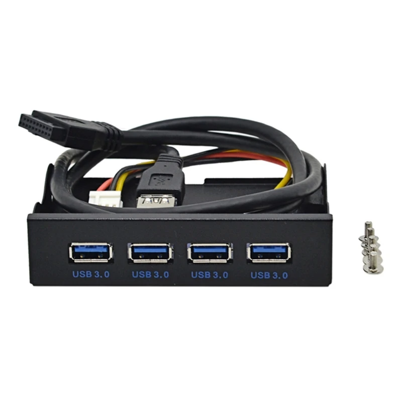 4 Port USB3.0 Front Panel Combo 19pin to USB 3.0 Hub Adapter for PC Desktop 3.5"
4 Port USB3.0 Front Panel Combo 19pin to USB 3.0 Hub Adapter for PC Desktop 3.5"