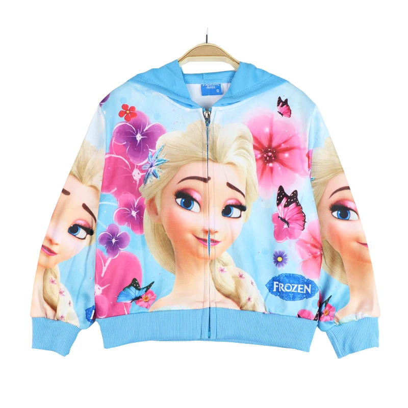 Disney New Spring Autumn Frozen 2 Anna Elsa Princess Girls Coat Winter Flower Hooded Outwear Baby Kids Jacket Cartoon Clothing
Disney New Spring Autumn Frozen 2 Anna Elsa Princess Girls Coat Winter Flower Hooded Outwear Baby Kids Jacket Cartoon Clothing