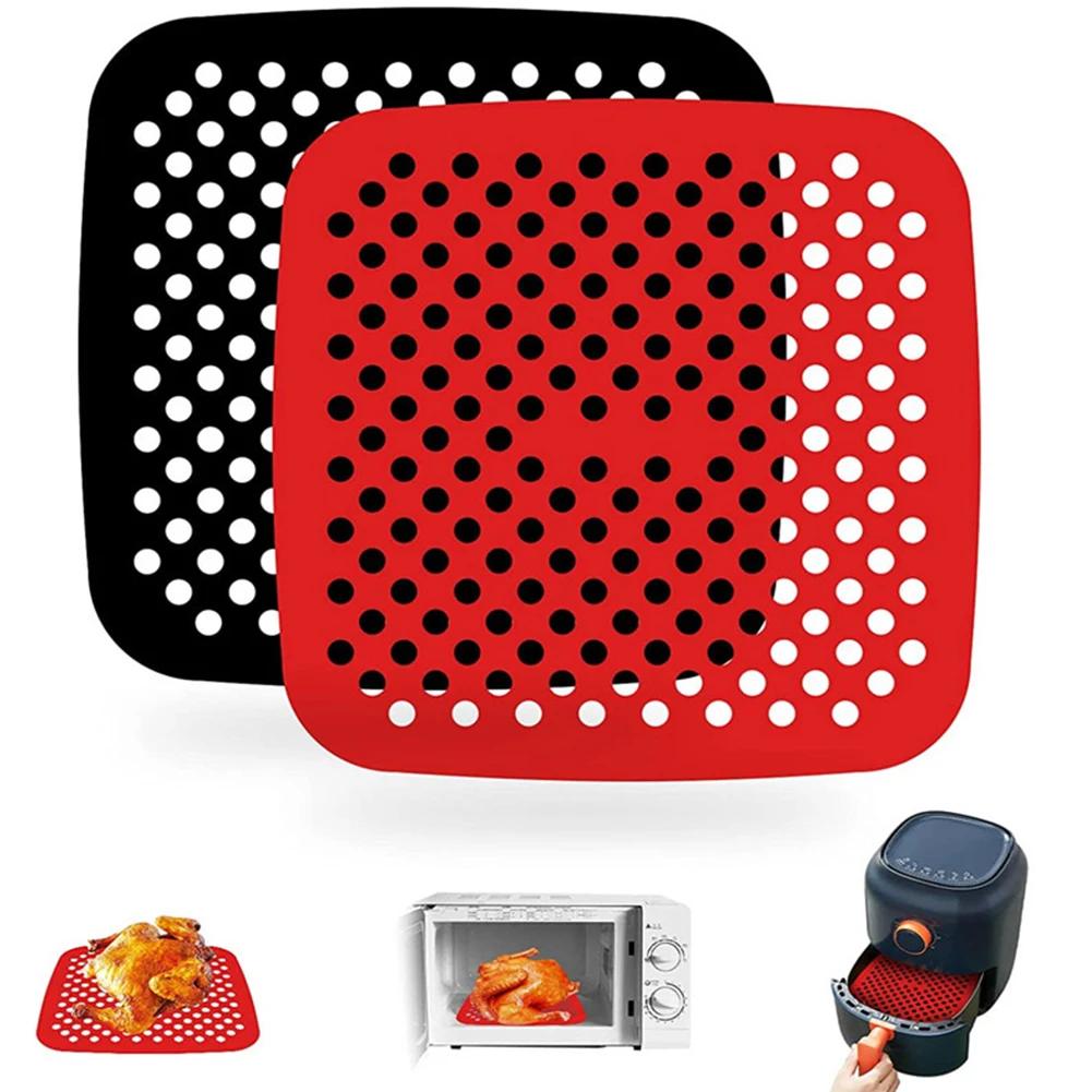 2pcs Air Fryer Liner Air Fryer Mat Food Grade Non-Stick Silicone Fryer Basket For 7.5~8-Inch Air Fryers Steamers Пароварки
2pcs Air Fryer Liner Air Fryer Mat Food Grade Non-Stick Silicone Fryer Basket For 7.5~8-Inch Air Fryers Steamers Пароварки