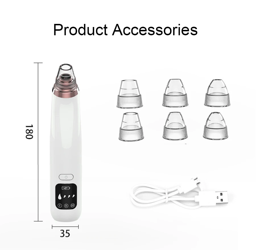 Blackhead Remover Vacuum Pore Cleaner Electric Nose Face Deep Cleansing Skin Care Tool Black Dot Acne Pimple Removal Cleaner
Blackhead Remover Vacuum Pore Cleaner Electric Nose Face Deep Cleansing Skin Care Tool Black Dot Acne Pimple Removal Cleaner