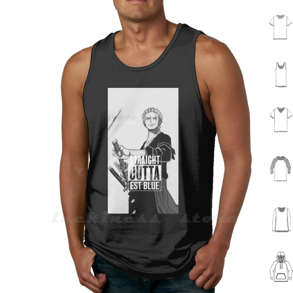 Майка Zoro "Прямая из самой синей", жилет без рукавов, убийца, цельный нерд, аниме мультяшный принт манга Луффи Зоро
Майка Zoro "Прямая из самой синей", жилет без рукавов, убийца, цельный нерд, аниме мультяшный принт манга Луффи Зоро