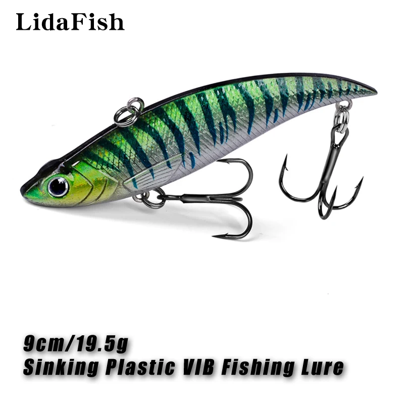 LIDAFISH Bionic New 9cm/19.5g Artificial Plastic Fishing Lure VIB Sinking Hard Bait Wobbler Fishing Accessories
LIDAFISH Bionic New 9cm/19.5g Artificial Plastic Fishing Lure VIB Sinking Hard Bait Wobbler Fishing Accessories