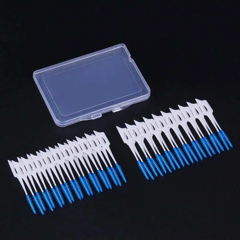 40pcs Soft Silicone Interdental Floss Brushes Tooth Cleaner Oral Care Tool Disposable Interdental Brush Teeth Cleaning Care
40pcs Soft Silicone Interdental Floss Brushes Tooth Cleaner Oral Care Tool Disposable Interdental Brush Teeth Cleaning Care