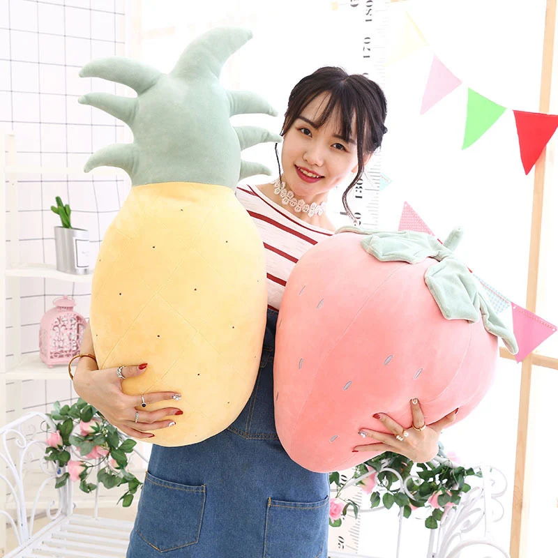 New Fruit Pillow Children's Plush Toy Creative Simulation Strawberry Pineapple Pillow Room Decor Photo Props Girls Birthday Gift
New Fruit Pillow Children's Plush Toy Creative Simulation Strawberry Pineapple Pillow Room Decor Photo Props Girls Birthday Gift