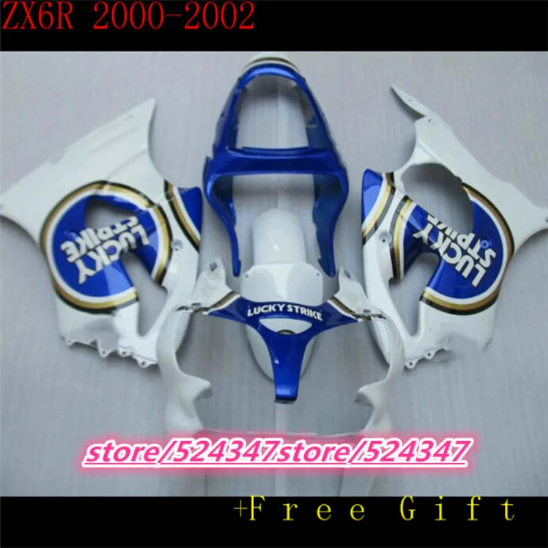 HOT SALE Fairings for Kawasaki ninja ZX6R 2000 2001 2002 white ZX6R 00-02 fairing kits Motorcycle Accessories & Parts
HOT SALE Fairings for Kawasaki ninja ZX6R 2000 2001 2002 white ZX6R 00-02 fairing kits Motorcycle Accessories & Parts