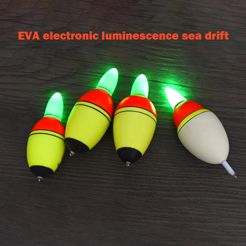 1Pcs LED Electronic Light Fishing Float Saltwater Sea Rock Plastic Fishing Floats Luminous Night Buoy Tackle Fishing Accessories
1Pcs LED Electronic Light Fishing Float Saltwater Sea Rock Plastic Fishing Floats Luminous Night Buoy Tackle Fishing Accessories