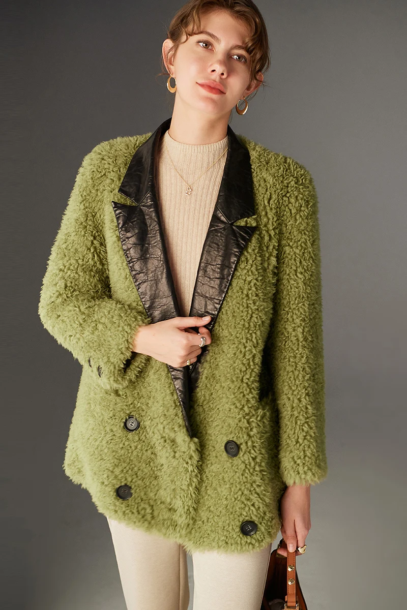 Breasted Coats and Jackets Double Women Furry Woman Thick Real Fur Coat Winter Jacket Warm Wide-waisted
Breasted Coats and Jackets Double Women Furry Woman Thick Real Fur Coat Winter Jacket Warm Wide-waisted