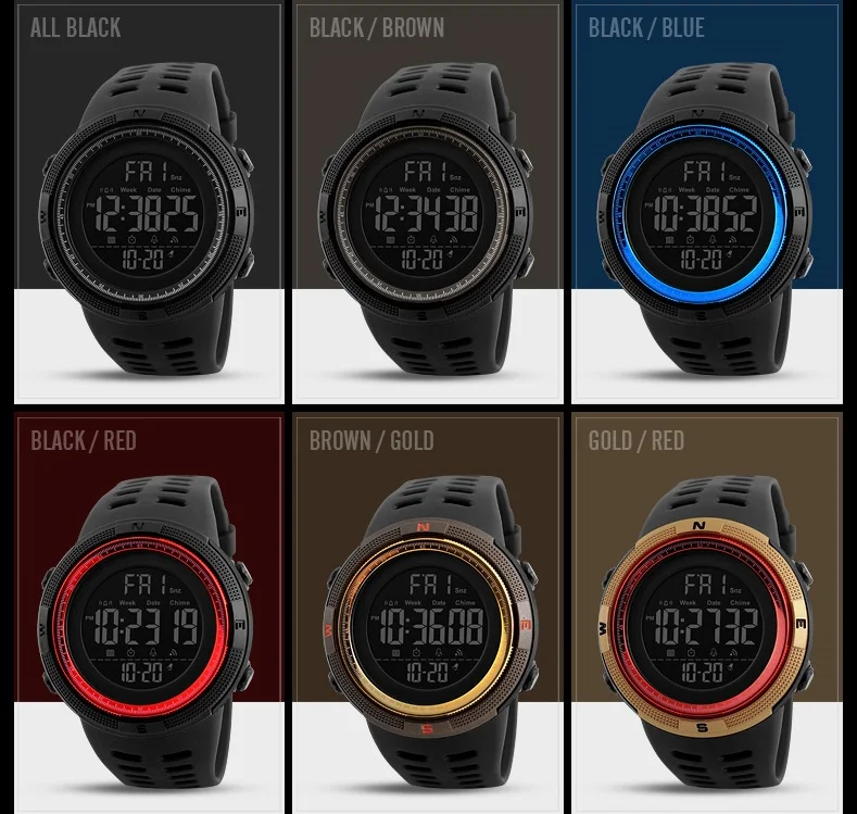 Men Sports Watches Waterproof Electronic Watch LED Digital Wrist Watch Alarm Clock Date Man Military Watch Relojes Para Hombres
Men Sports Watches Waterproof Electronic Watch LED Digital Wrist Watch Alarm Clock Date Man Military Watch Relojes Para Hombres