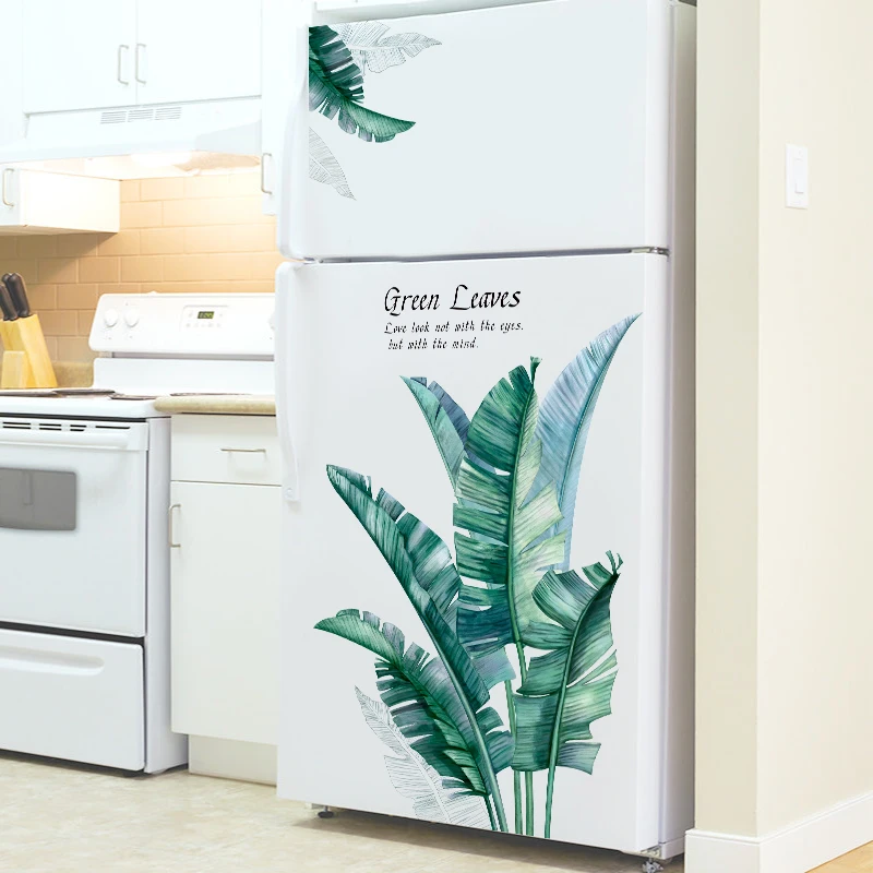 Nordic style Green Banana Leaf Wall Stickers Home Decor Living room Bedroom Refrigerator Removable Vinyl Wall Decals Wall Murals
Nordic style Green Banana Leaf Wall Stickers Home Decor Living room Bedroom Refrigerator Removable Vinyl Wall Decals Wall Murals
