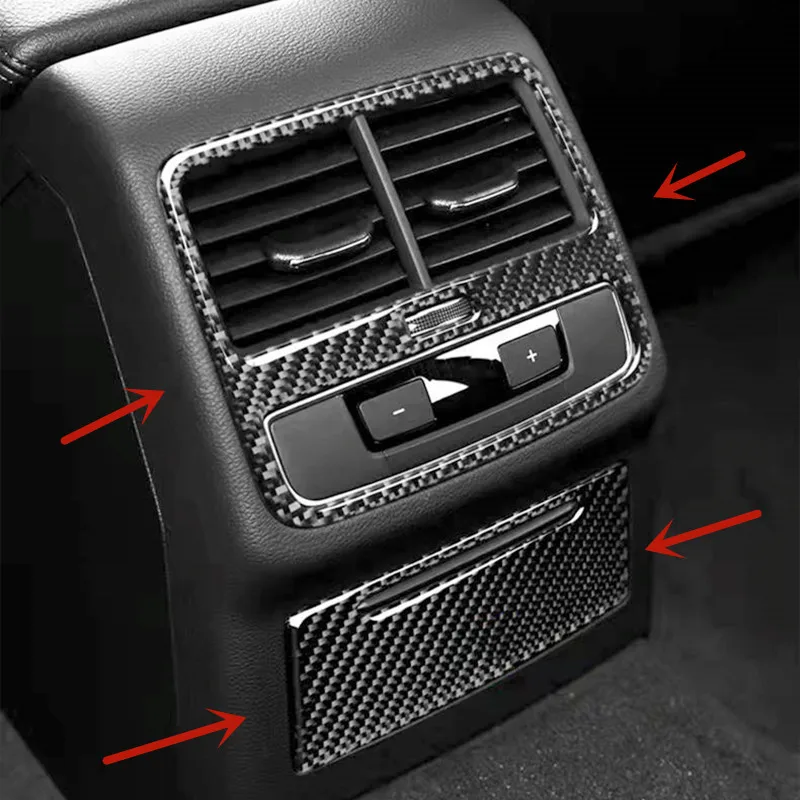 Carbon Fiber Rear Air Outlet Frame Cover Trim Sticker Car Styling For Audi A4 B9 A5 2017 2018-2021 Car Interior Accessories
Carbon Fiber Rear Air Outlet Frame Cover Trim Sticker Car Styling For Audi A4 B9 A5 2017 2018-2021 Car Interior Accessories
