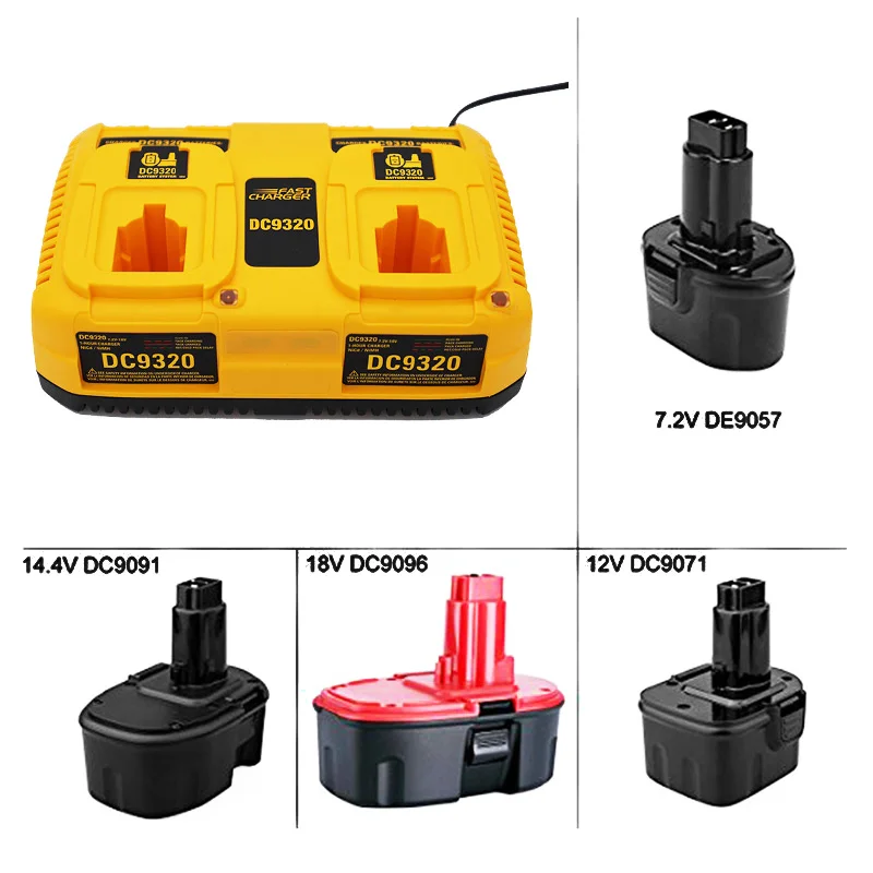 Зарядное устройство для аккумуляторов dewalt, 7,2 в, 12 В, 14,4 В, 18 в, NI-CD, Ni-MH, de9057, dc9071, dc9091, dc9096, 4.0A
Зарядное устройство для аккумуляторов dewalt, 7,2 в, 12 В, 14,4 В, 18 в, NI-CD, Ni-MH, de9057, dc9071, dc9091, dc9096, 4.0A