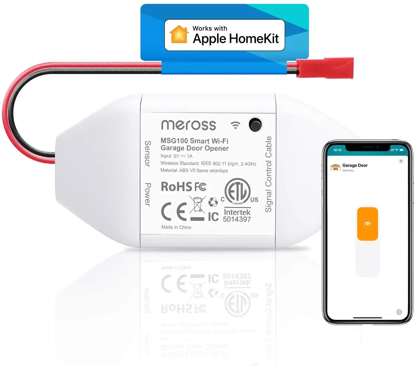 Meross умный контроллер открывания Гаражных дверей, wi-fi переключатель, пульт дистанционного управления, совместимый с Apple HomeKit Alexa Google Assistant ...
Meross умный контроллер открывания Гаражных дверей, wi-fi переключатель, пульт дистанционного управления, совместимый с Apple HomeKit Alexa Google Assistant ...
