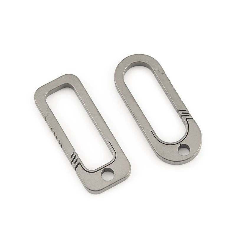 Outdoor EDC Tool Keychain Pocket Car Accessories Creative Titanium Alloy Key Ring Titanium Buckle 
Outdoor EDC Tool Keychain Pocket Car Accessories Creative Titanium Alloy Key Ring Titanium Buckle