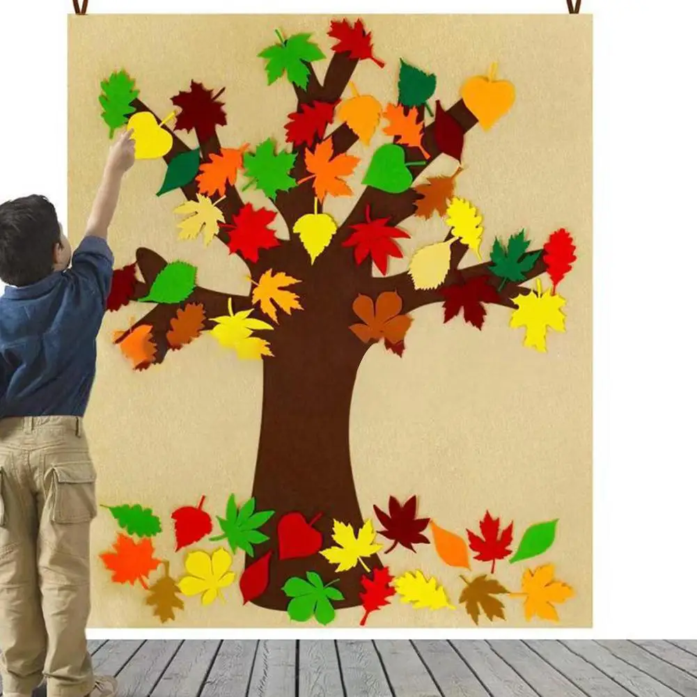 Fall Thanksgiving Tree Craft Kit With Detachable Leaf Ornaments Felt Tree Diy Wall Hanging Maple Leaf Tree Decorations
Fall Thanksgiving Tree Craft Kit With Detachable Leaf Ornaments Felt Tree Diy Wall Hanging Maple Leaf Tree Decorations