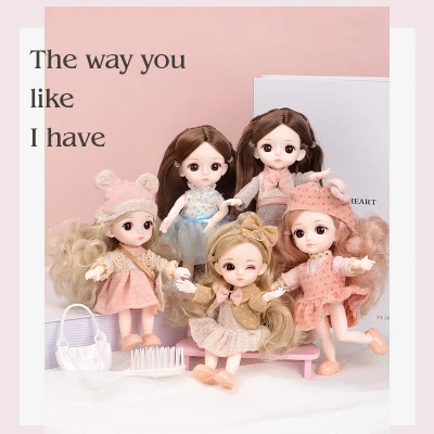 Xiaomi New 16cm Doll 13 Movable Joints Dolls Makeup Casual Wear Clothes with Shoes Doll Accessories Toy for Girls Gift
Xiaomi New 16cm Doll 13 Movable Joints Dolls Makeup Casual Wear Clothes with Shoes Doll Accessories Toy for Girls Gift