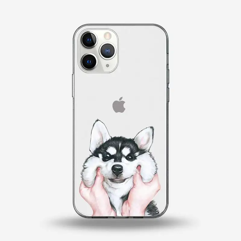 Husky cute love pet animal Phone Case Transparent for iPhone Samsung S 11 12 6 7 8 9 10 20 Pro X XS Max XR Plus lite
Husky cute love pet animal Phone Case Transparent for iPhone Samsung S 11 12 6 7 8 9 10 20 Pro X XS Max XR Plus lite