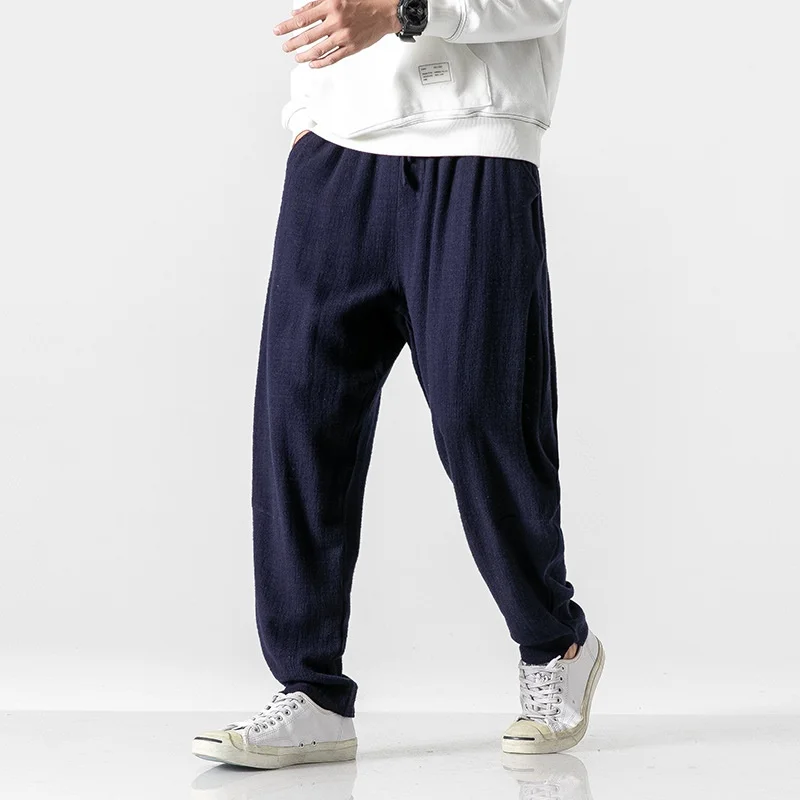 2019 Sinicism Autumn Men'S Casual Linen Pants Men'S Breathable Cotton Linen Trousers Male Chinese Flax Loose Harlan Pants KK3235
2019 Sinicism Autumn Men'S Casual Linen Pants Men'S Breathable Cotton Linen Trousers Male Chinese Flax Loose Harlan Pants KK3235