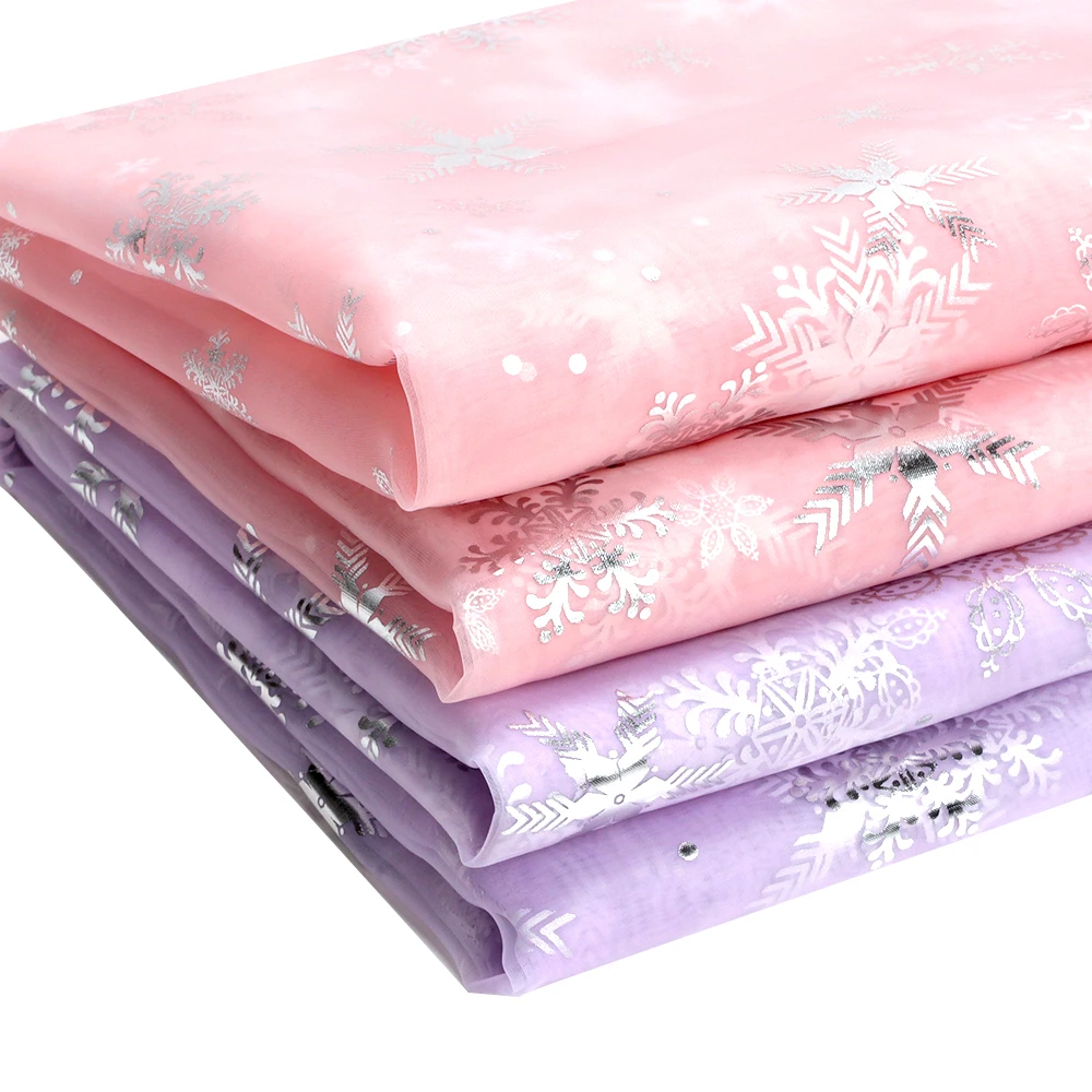 Tulle Fabric By The Yard Gauze Fabric For Sewing Silver Snowflake Printed Cloth Sheets Dress Making Home Textile 90*150cm 1pc
Tulle Fabric By The Yard Gauze Fabric For Sewing Silver Snowflake Printed Cloth Sheets Dress Making Home Textile 90*150cm 1pc