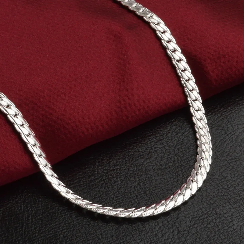 925 Silver Basic Punk Necklace for Women Men Vintage Gold Silver Hip-Hop Cuban Link Chain Fashion Luxury Jewelry Christmas Gifts
925 Silver Basic Punk Necklace for Women Men Vintage Gold Silver Hip-Hop Cuban Link Chain Fashion Luxury Jewelry Christmas Gifts