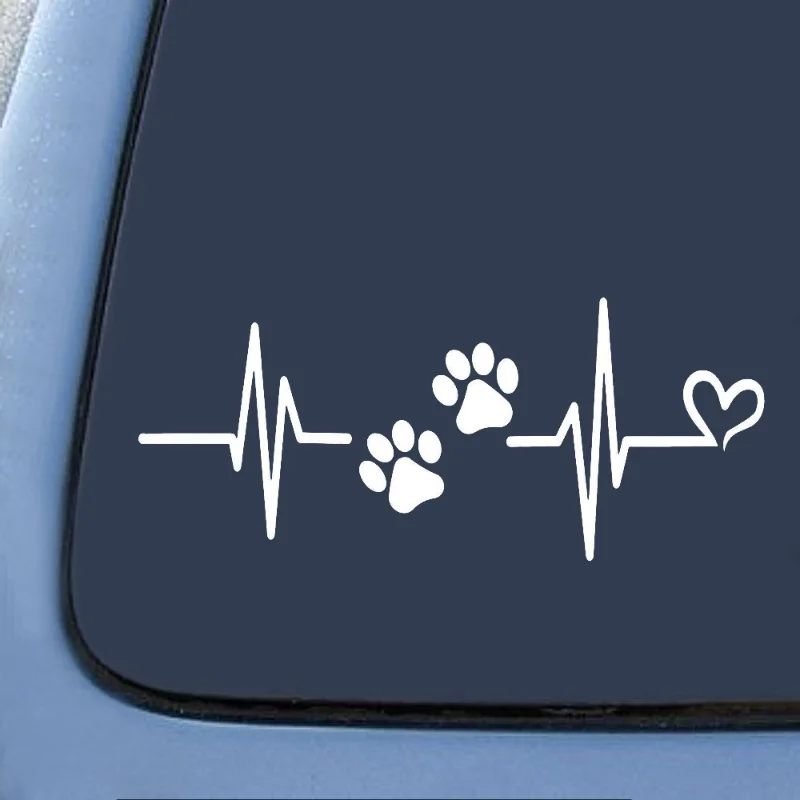 For Heartbeat Liveline Love Dog Paw Pet Theme Window Glass Car Sticker Decal 
For Heartbeat Liveline Love Dog Paw Pet Theme Window Glass Car Sticker Decal