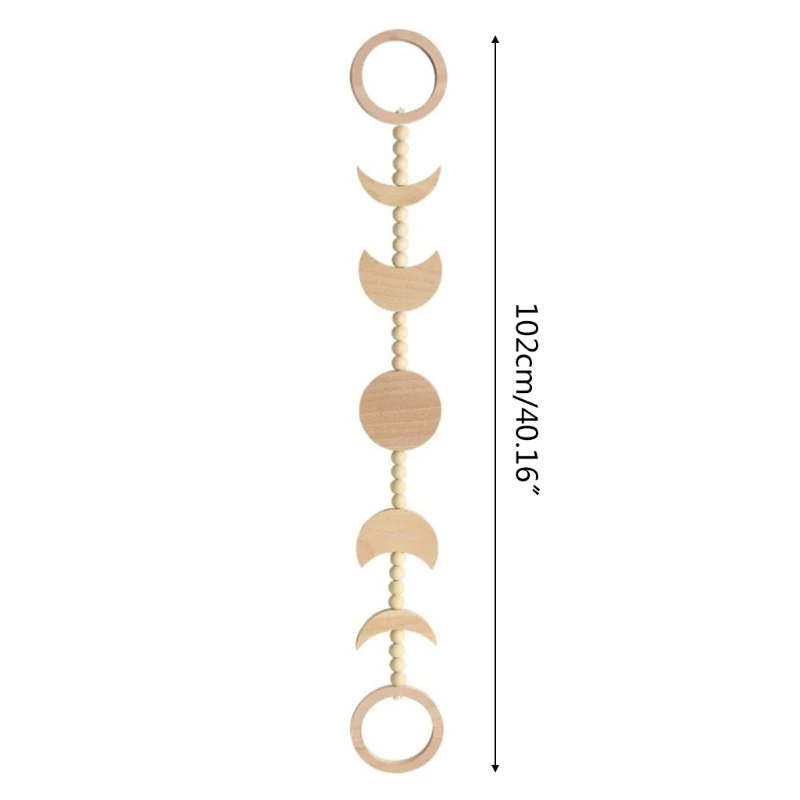 Kids Room Nursery Home Decoration Wooden Star Moon Bead Garland Wall Hanging Ornament
Kids Room Nursery Home Decoration Wooden Star Moon Bead Garland Wall Hanging Ornament