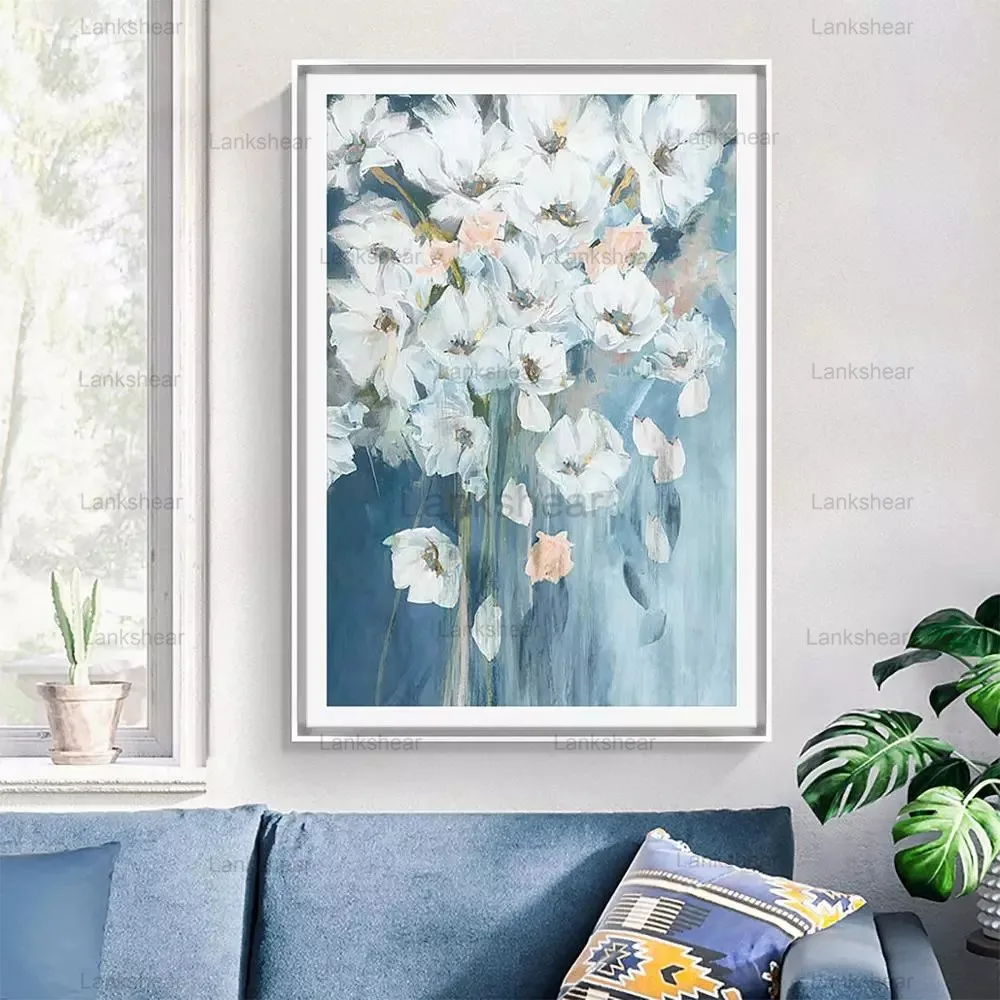 Blue Flowers Canvas Painting Franch Style Wall Art Poster and Print Design for Livingroom Bedroom Home Decor No Frame
Blue Flowers Canvas Painting Franch Style Wall Art Poster and Print Design for Livingroom Bedroom Home Decor No Frame