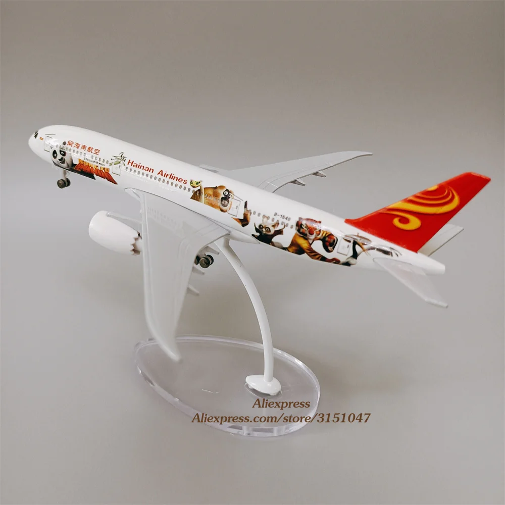 White 16cm Air China Hainan Airlines Boeing B787 KONGFU Panda Cartoon Scale Diecast Airplane Model Plane Model Aircraft w Wheel
White 16cm Air China Hainan Airlines Boeing B787 KONGFU Panda Cartoon Scale Diecast Airplane Model Plane Model Aircraft w Wheel