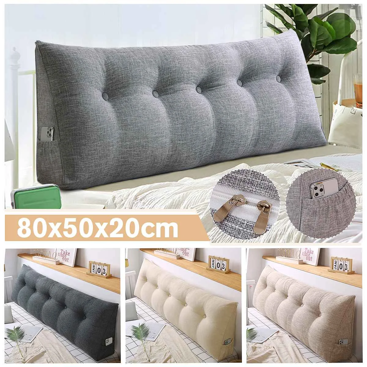 80X50X20cm Stereo Reading Backrest Triangular Wedge Lumbar Waist Back Pillow Sofa Cushion Bed Pillow living Room Lumbar Pad Home
80X50X20cm Stereo Reading Backrest Triangular Wedge Lumbar Waist Back Pillow Sofa Cushion Bed Pillow living Room Lumbar Pad Home