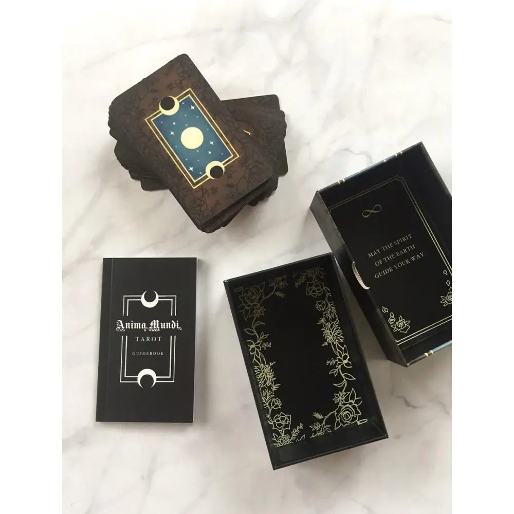 Anima Mundi tarot deck, 78 card deck with guide book, nature deck, occult divination cards, major and minor arcana 
Anima Mundi tarot deck, 78 card deck with guide book, nature deck, occult divination cards, major and minor arcana