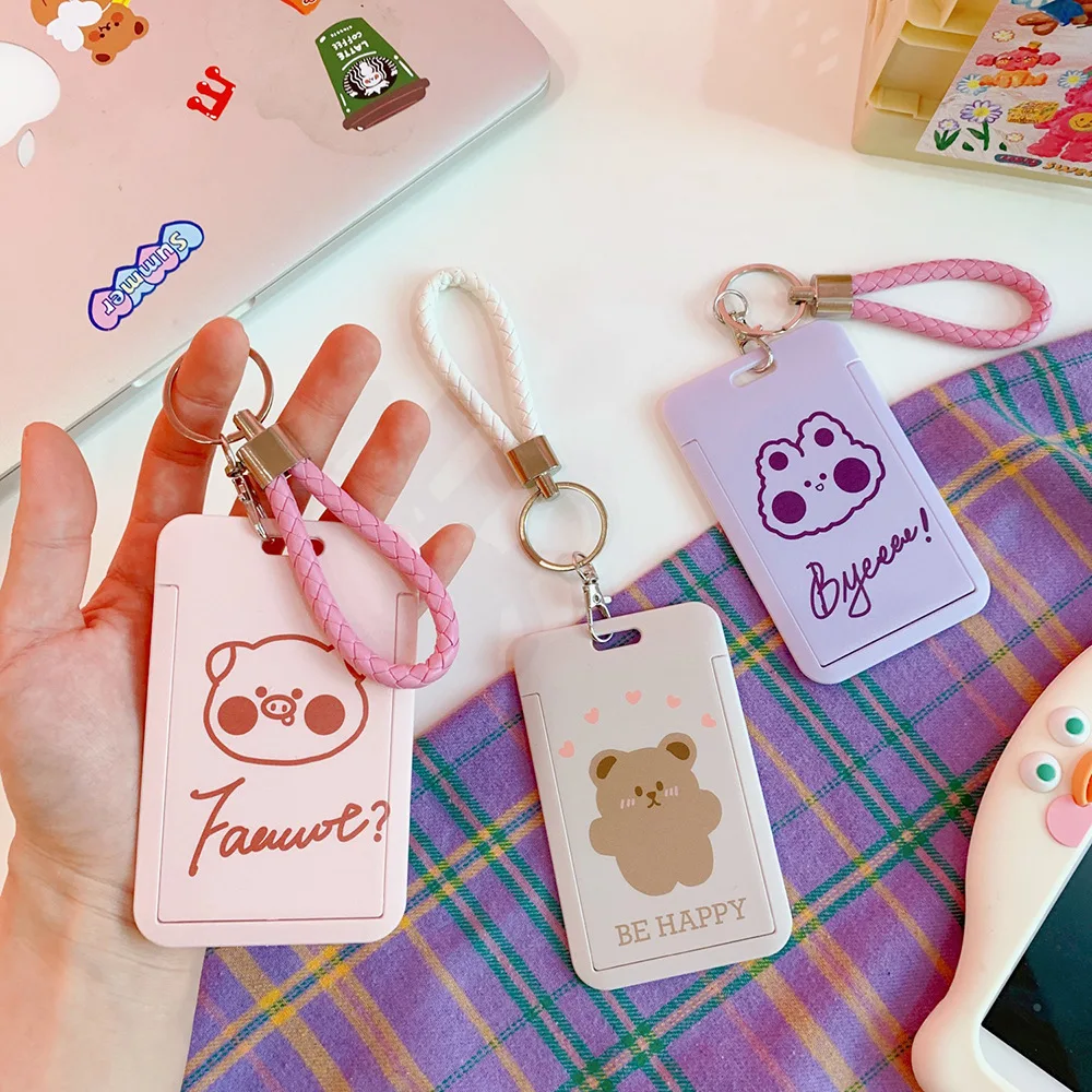 1 Piece Kawaii Colorful Card Holder With Lanyard Listing Simple Bus Certificate Set For Child Office School Students Supplies
1 Piece Kawaii Colorful Card Holder With Lanyard Listing Simple Bus Certificate Set For Child Office School Students Supplies