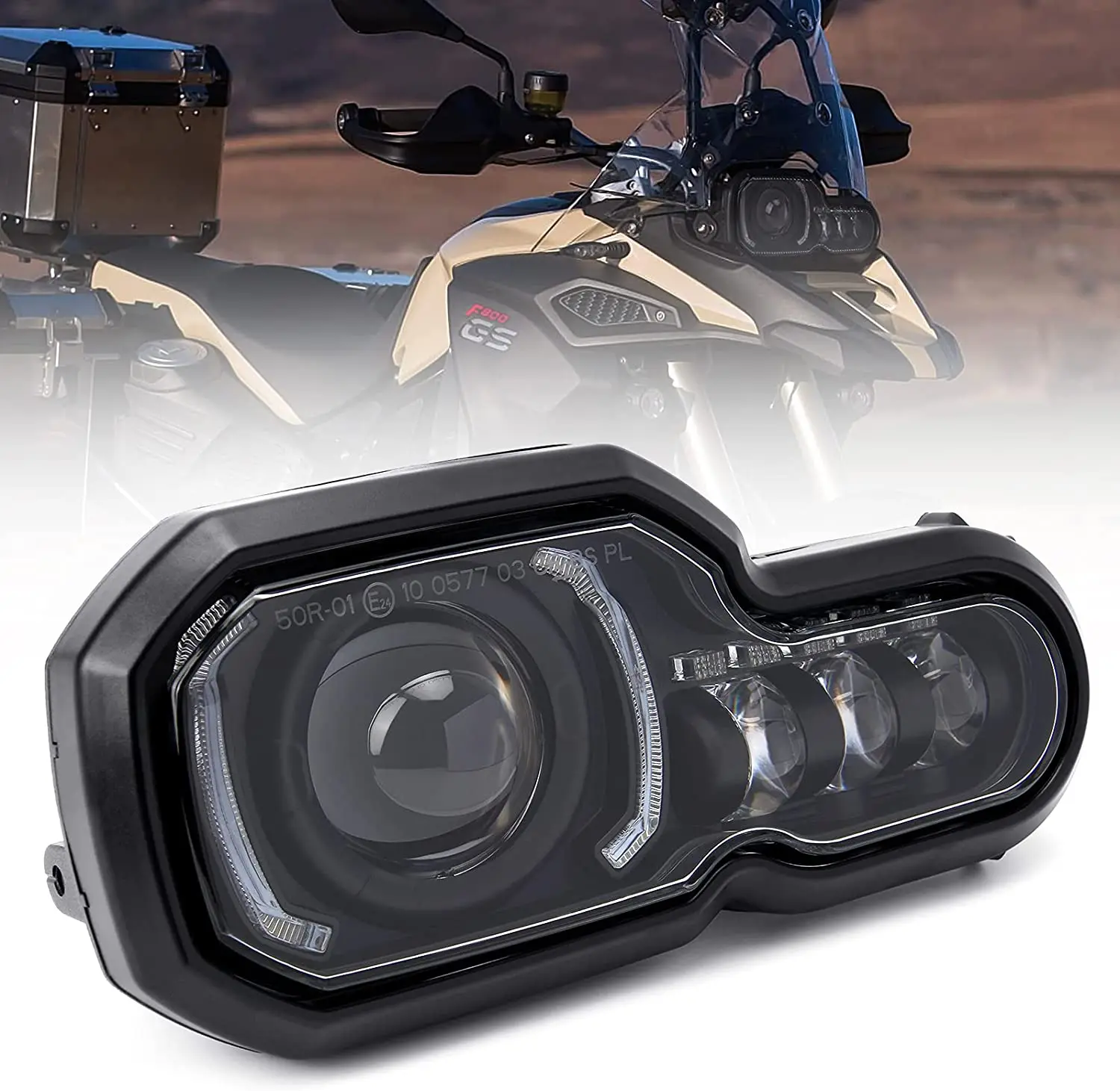 Для BMW F800GS F800GS F800R F700GS F650GS светодиодный проектор фары (ярче, чем HID)
Для BMW F800GS F800GS F800R F700GS F650GS светодиодный проектор фары (ярче, чем HID)