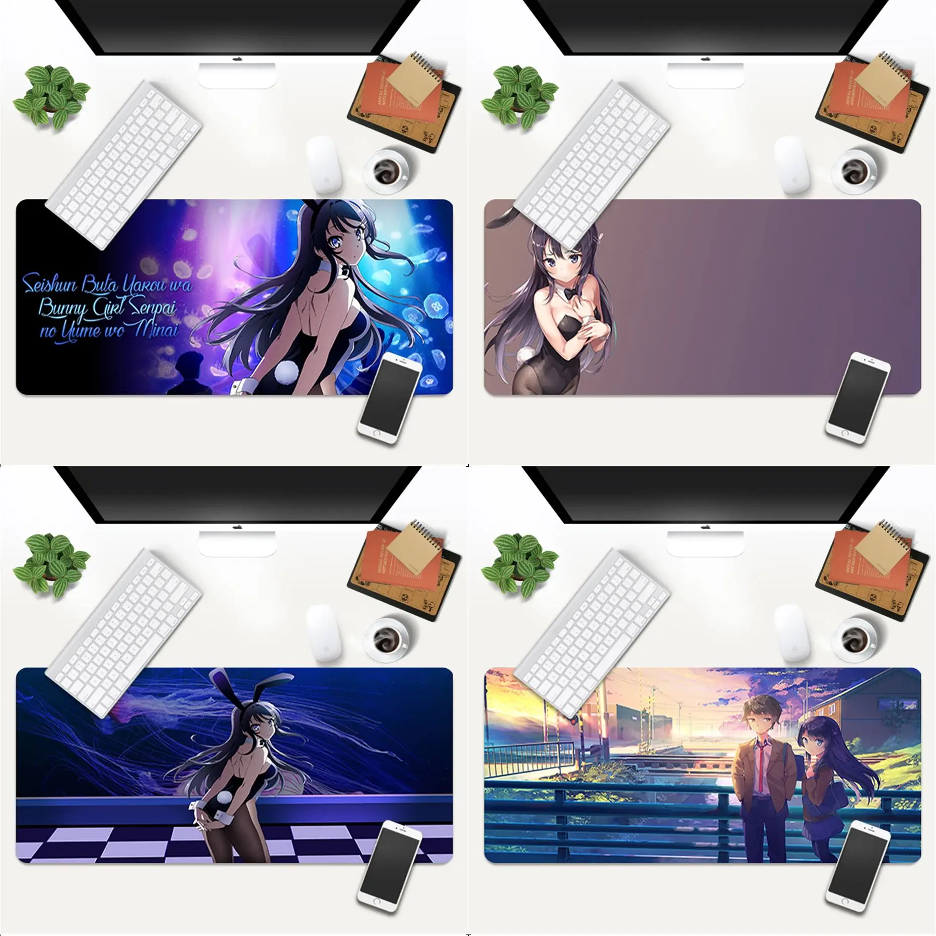 Anime Mai Sakurajima girl Non Slip PC Comfort Mouse Mat Gaming Mousepad for large Edge Locking Speed Version Game Keyboard Pad
Anime Mai Sakurajima girl Non Slip PC Comfort Mouse Mat Gaming Mousepad for large Edge Locking Speed Version Game Keyboard Pad