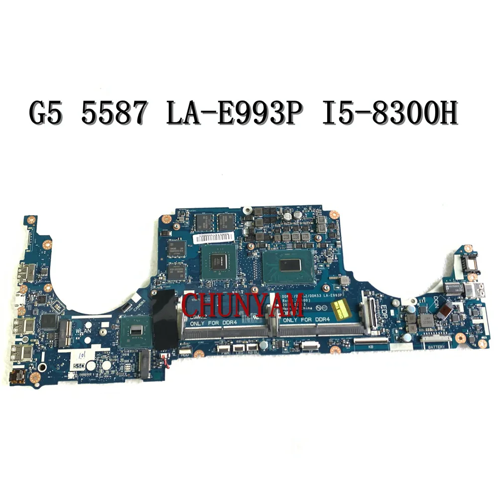 Новая модель DDK52 LA-E993P GTX1050 4 Гб для ноутбука dell INSPIRON G5 5587 / G7 7588 материнская плата