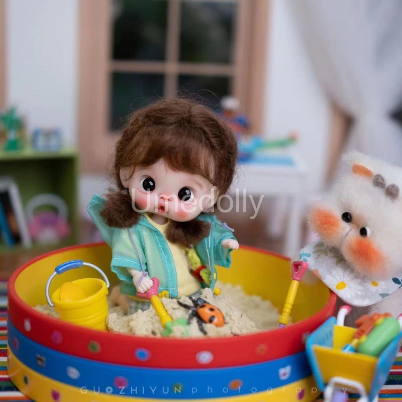 Супермилая Миниатюрная игрушка для кукольного домика в масштабе 1/12 с цветным