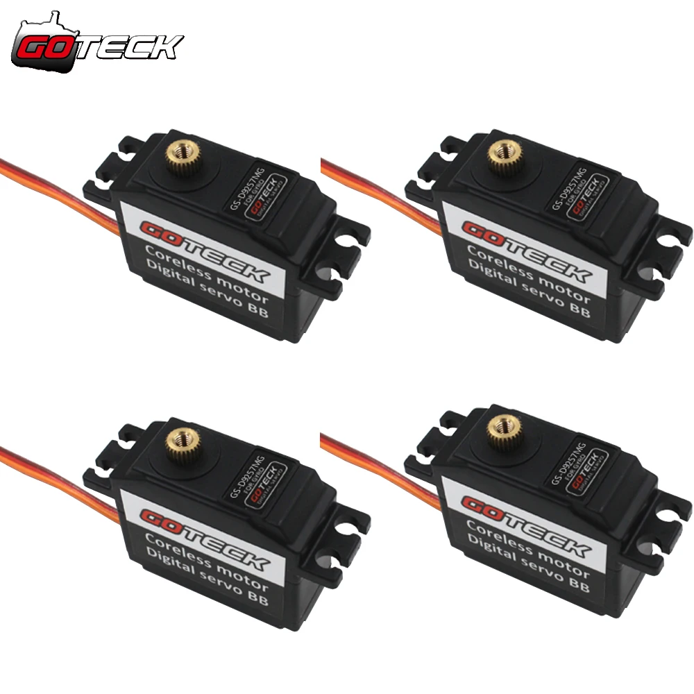 GOTECK GS-D9257MG 4.8-6.0V FET Drive Coreless Digital Servo Metal Bouble Ball Bearing For Trex 450 500 RC Helicopter Model
GOTECK GS-D9257MG 4.8-6.0V FET Drive Coreless Digital Servo Metal Bouble Ball Bearing For Trex 450 500 RC Helicopter Model