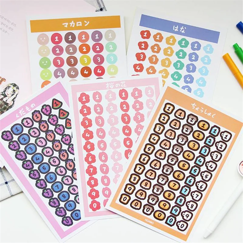 1/10/40PCS Kids Cute Kawaii Sticker Number Colorful Stickers for School Kindergarten Collage Journal Decoration Cute Stationery
1/10/40PCS Kids Cute Kawaii Sticker Number Colorful Stickers for School Kindergarten Collage Journal Decoration Cute Stationery