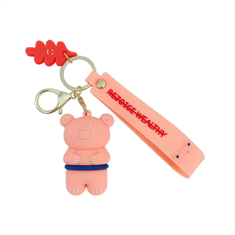 Lovely Hula Hoop Bear Doll Keychain Creative Couples Silicone Rope Bag Key Chain Accessories Wholesale Keyring
Lovely Hula Hoop Bear Doll Keychain Creative Couples Silicone Rope Bag Key Chain Accessories Wholesale Keyring