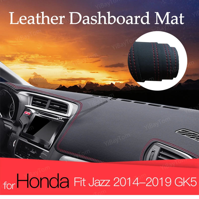 for Honda Fit Jazz 2014-2019 GK5 Suede Leather Dashmat Dashboard Cover Pad Dash Mat Carpet Car-styling Accessories
for Honda Fit Jazz 2014-2019 GK5 Suede Leather Dashmat Dashboard Cover Pad Dash Mat Carpet Car-styling Accessories
