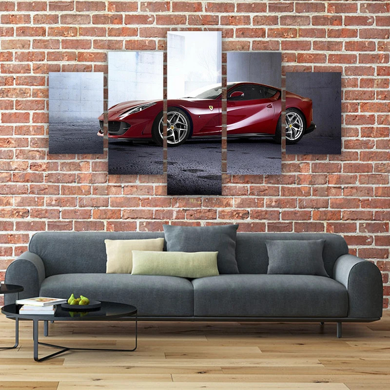No Framed Canvas 5Pcs Ferrari 812 Superfast Sport Car Wall Art Posters Pictures Home Decor Accessories For Living Room Paintings
No Framed Canvas 5Pcs Ferrari 812 Superfast Sport Car Wall Art Posters Pictures Home Decor Accessories For Living Room Paintings