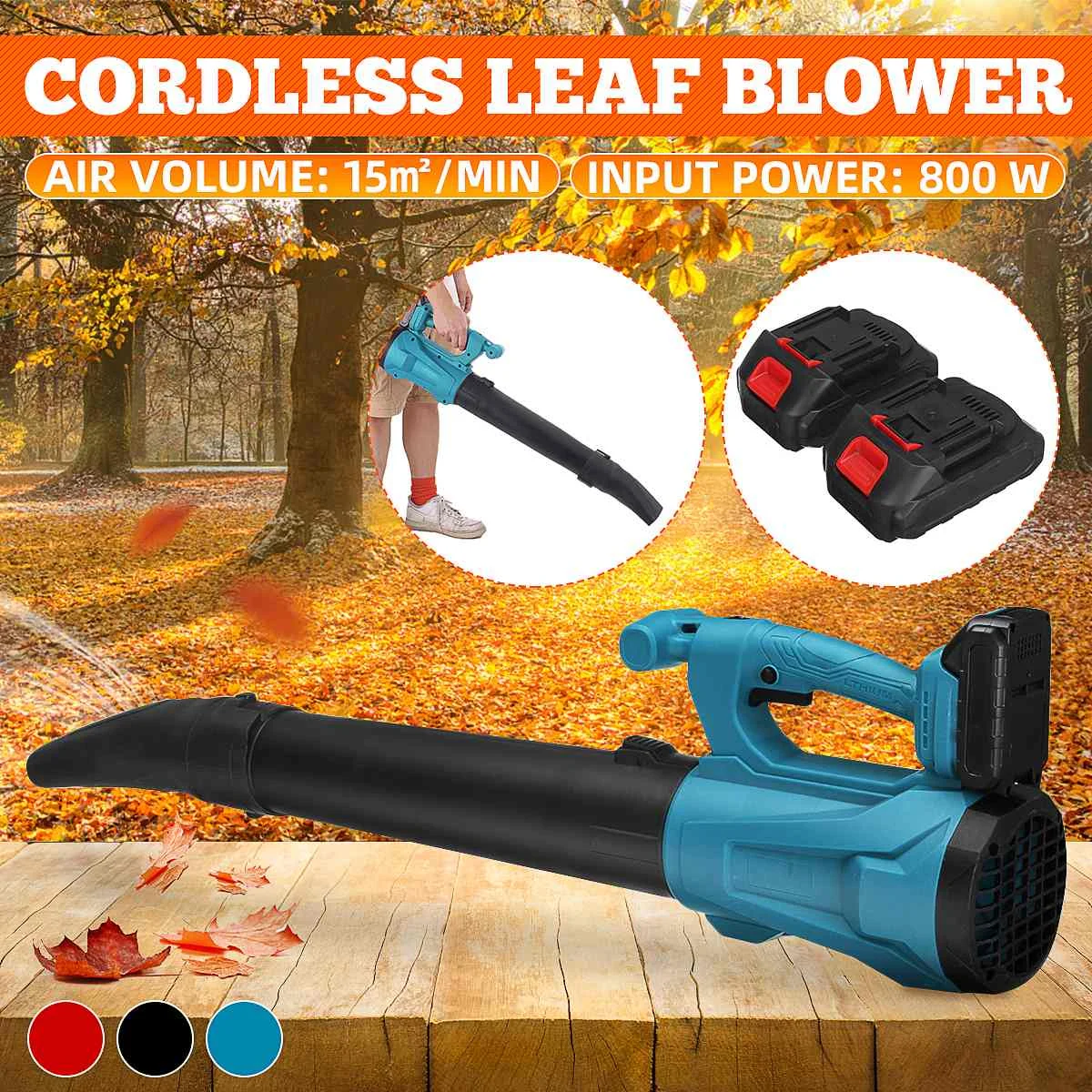 Air Leaf Blower Brushless Leaf Blower Cordless Lithium Battery Home Garden Cleaning Dust Collector Power Tool for Makita Battery
Air Leaf Blower Brushless Leaf Blower Cordless Lithium Battery Home Garden Cleaning Dust Collector Power Tool for Makita Battery