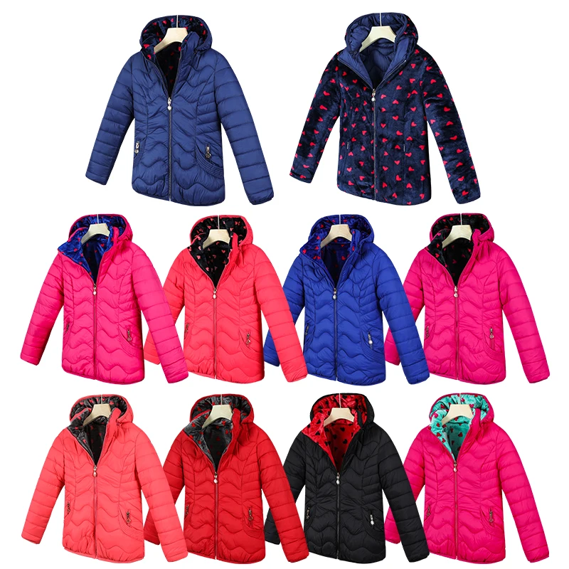 KOCMOC Girls Flannel Detachable Cap Double Side Down Jacket Outerwear Warm Kids Cotton Coats For Age 8-16 Years Old 97655
KOCMOC Girls Flannel Detachable Cap Double Side Down Jacket Outerwear Warm Kids Cotton Coats For Age 8-16 Years Old 97655