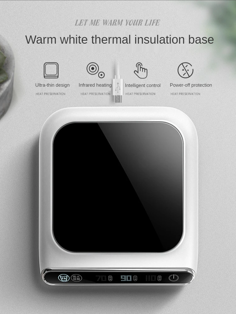 Mug Warmer USB Cup Heater Desktop Heating Coaster for Coffee Milk Tea 3 Temperatures Adjustable Cup Pad
Mug Warmer USB Cup Heater Desktop Heating Coaster for Coffee Milk Tea 3 Temperatures Adjustable Cup Pad
